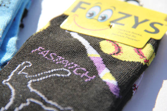 Fastpitch | Softball | Baseball | FOOZYS | Novelty Socks | FAST SHIPPING