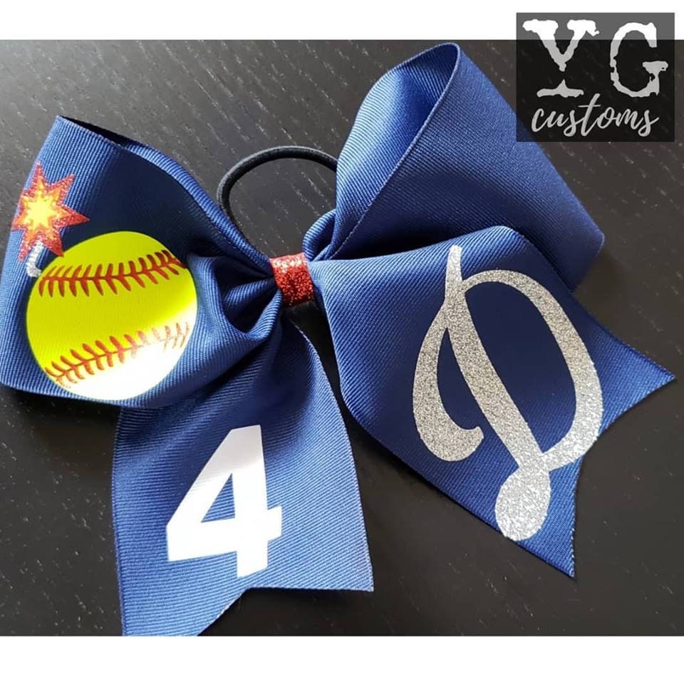 Bomb Softball Bow | Many colors to choose from