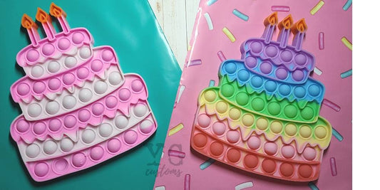 Birthday Pop-it | Fidget Toy | Sensory | Cake | FAST SHIPPING